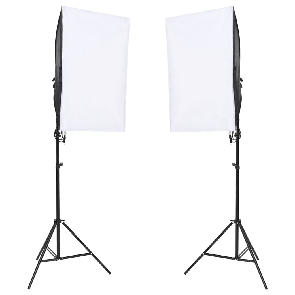 Ensemble de studio photo Vidaxl avec jeu d'éclairage, écran d'arrière-plan et réflecteur