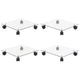 Vidaxl Rouleaux de plante 4 PCS Square 35x35 cm Verre durcie