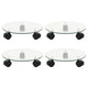 Vidaxl Rouleaux de plante 4 ST Round 28 cm Verre durcie