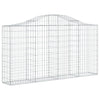 Vidaxl schans paniers 14 ST Vaulté 200x30x100 120 cm fer