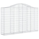 Vidaxl Schans Pankets 4 St Vaulted 200x30x120 140 cm fer - afbeelding 3