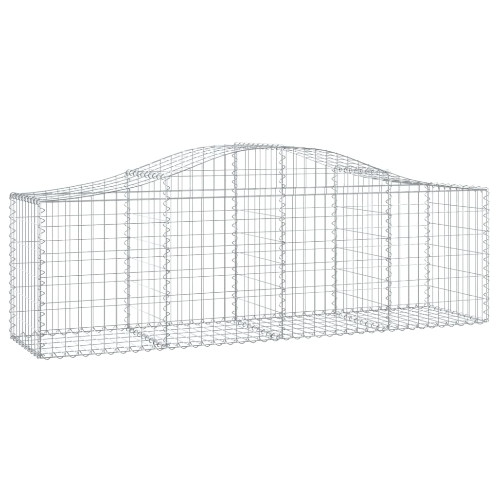 Vidaxl Schans Paniers 15 ST Vaulté 200x50x60 80 cm fer galvanisé