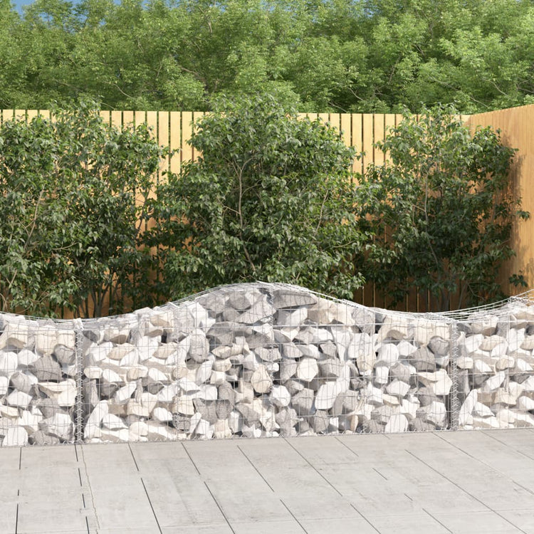 Vidaxl Schans Paniers 15 ST Vaulté 200x50x60 80 cm fer galvanisé