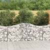 Vidaxl schans paniers 2 ST Vaulté 200x50x80 100 cm fer galvanisé