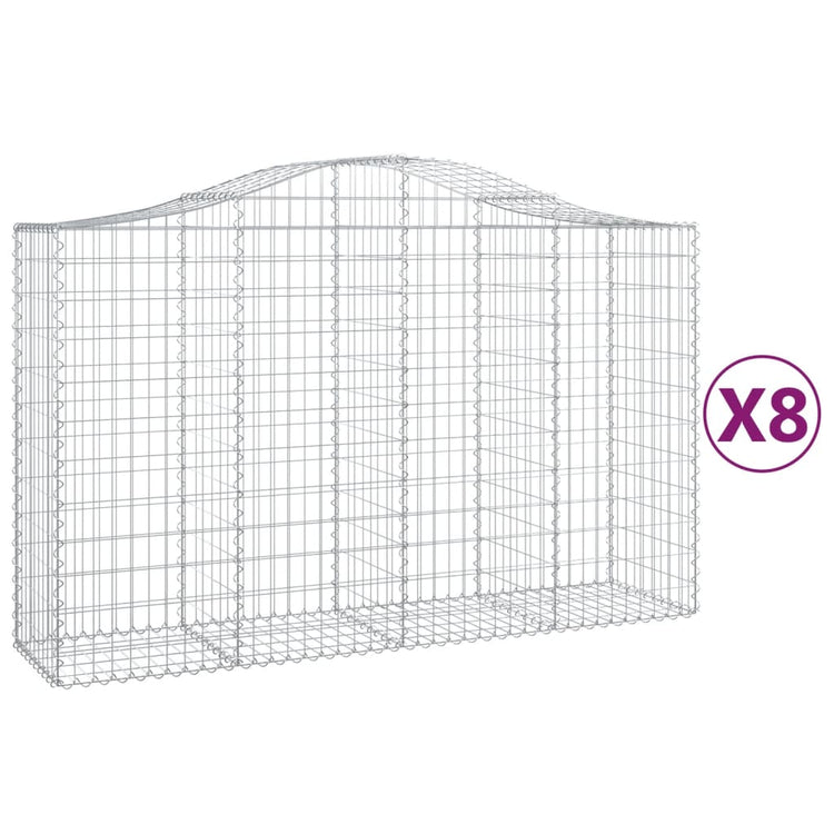 Vidaxl schans paniers 8 ST