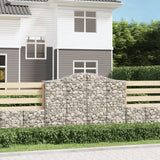 Vidaxl Schans Paniers 3 ST Voûté 200x50x140 160 cm fer - afbeelding 1