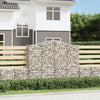 Vidaxl Schans Pankets 3 ST Vaulté 200x50x160 180 cm fer
