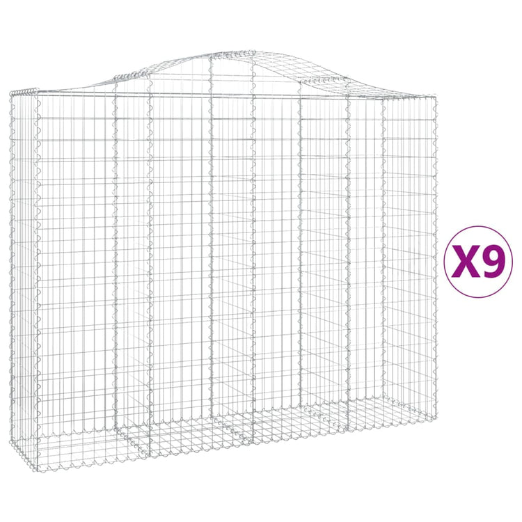 Vidaxl Schans Pankets 9 St Vaulted 200x50x160 180 cm fer
