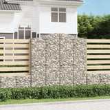Vidaxl Schans Pankets 2 St Vaulted 200x50x200 220 cm fer - afbeelding 1