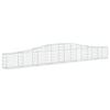 Vidaxl Schans Pankets 4 ST Voûté 400x30x40 60 cm fer