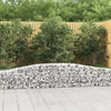 Vidaxl Schans Pankets 4 ST Voûté 400x30x40 60 cm fer