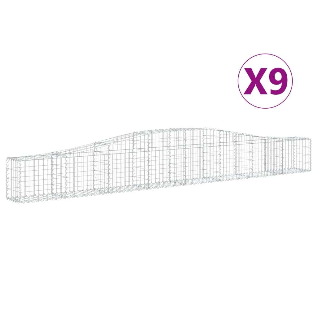 Vidaxl schans paniers 9 ST