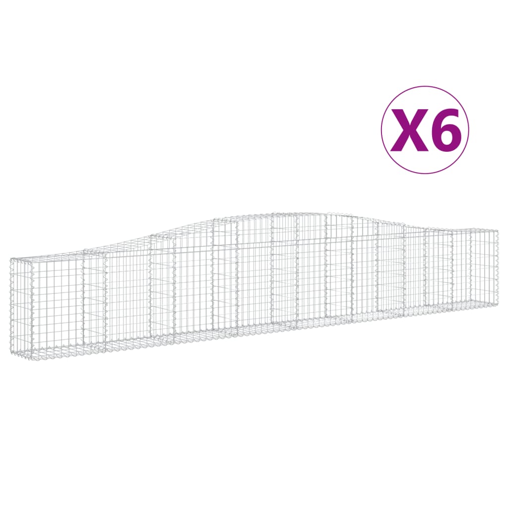 Vidaxl schans paniers 6 ST
