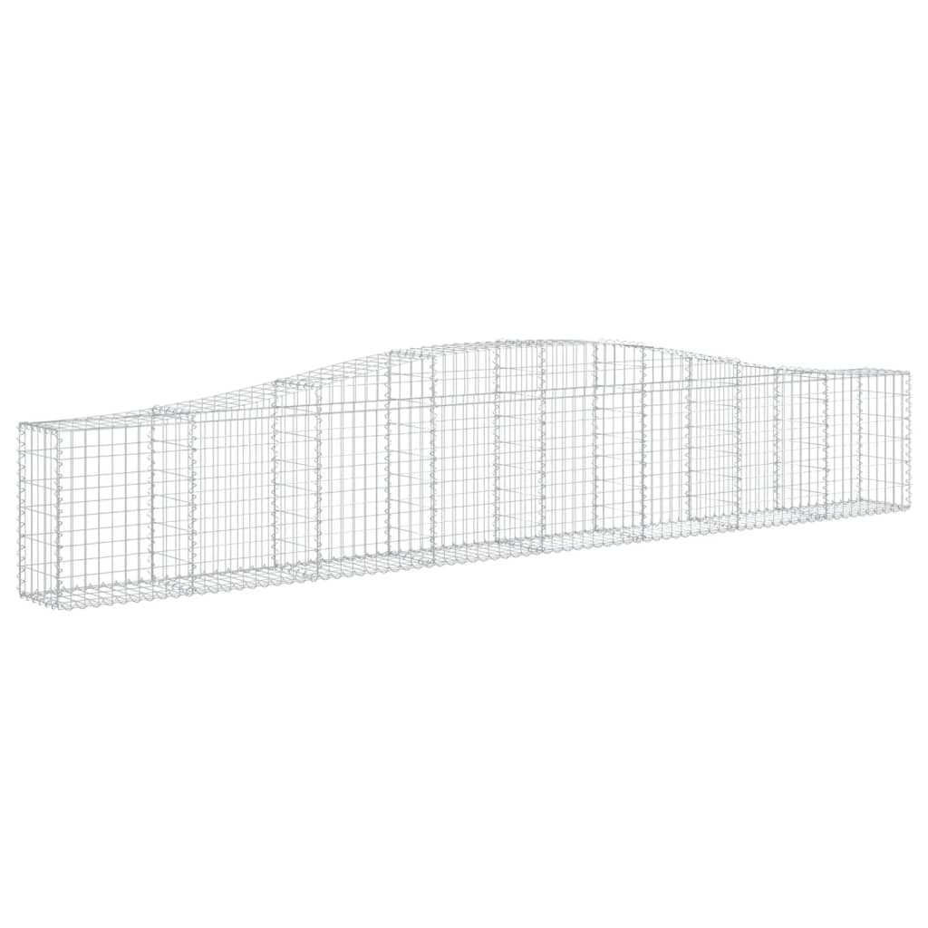 Vidaxl schans paniers 9 ST Vaulté 400x30x60 80 cm fer