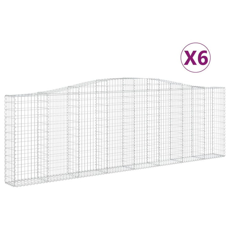 Vidaxl schans paniers 6 ST