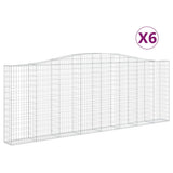 Vidaxl schans paniers 6 ST Vaulté 400x30x140 160 cm fer - afbeelding 2