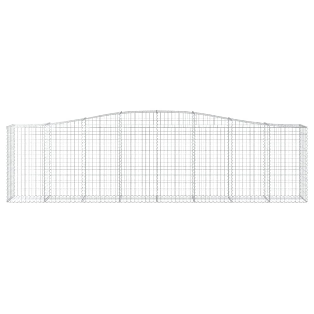 Vidaxl Schans Paniers 2 ST Vaulté 400x50x100 120 cm fer