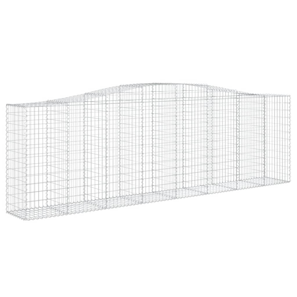 Vidaxl schans paniers 2 ST Vaulté 400x50x120 140 cm fer