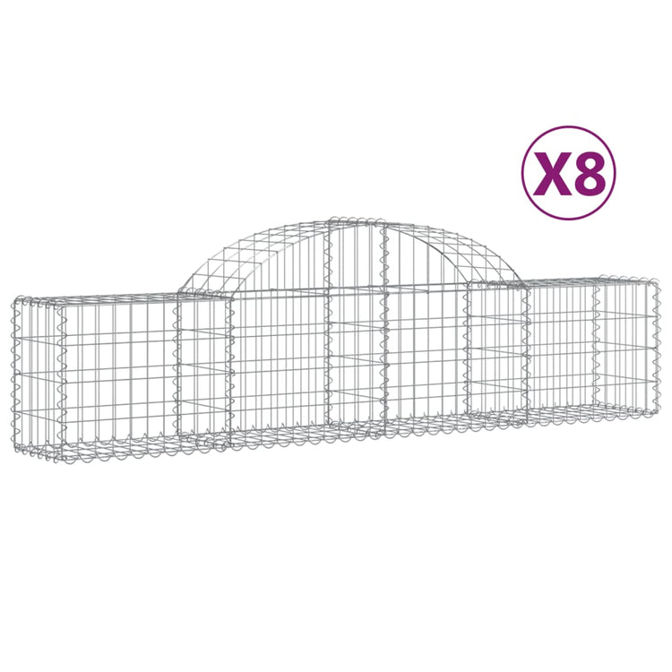 Vidaxl schans paniers 8 ST