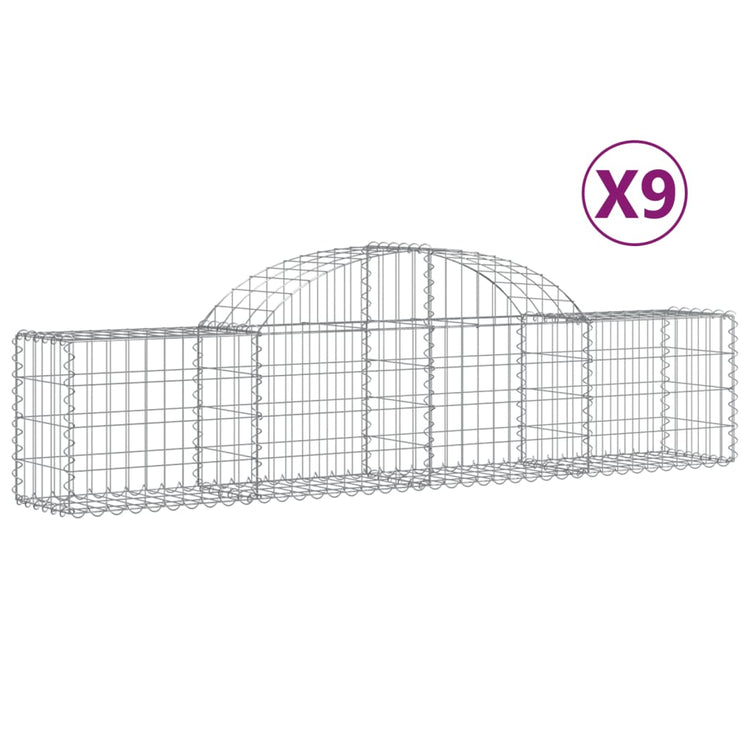 Vidaxl schans paniers 9 ST