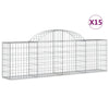 Vidaxl schans paniers 15 ST