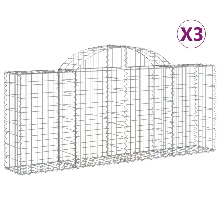 Vidaxl schans paniers 3 ST