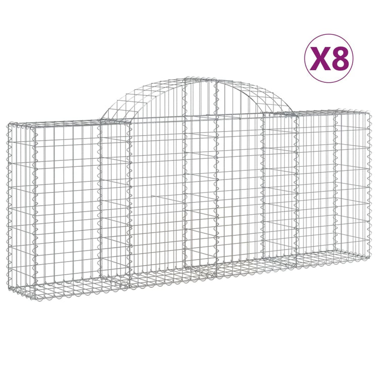 Vidaxl schans paniers 8 ST