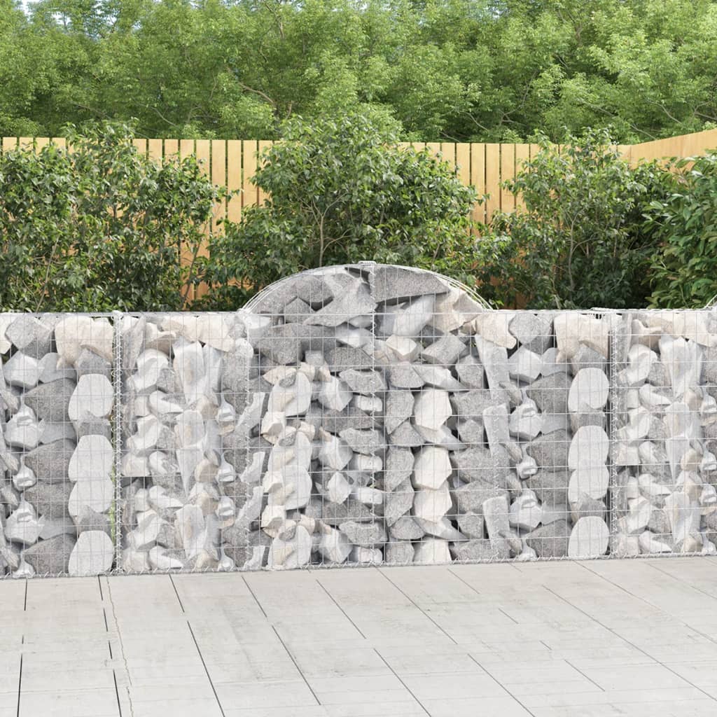 Vidaxl Schans Pankets 6 ST Vaulté 200x30x100 120 cm fer