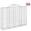 Vidaxl Schans Pankets 6 St Vaulted 200x30x140 160 cm fer