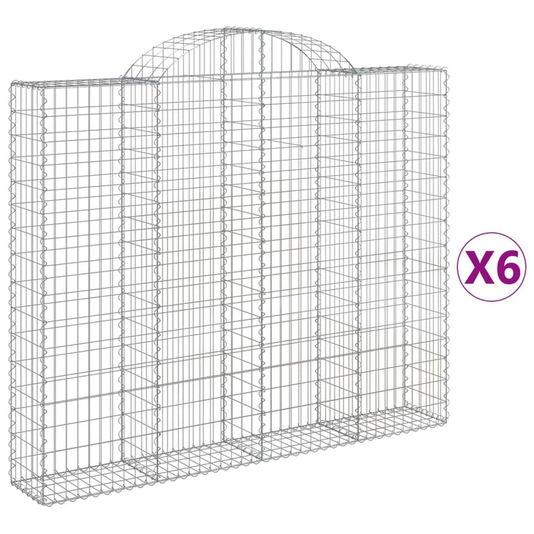 Vidaxl Schans Pankets 6 St Vaulted 200x30x160 180 cm fer
