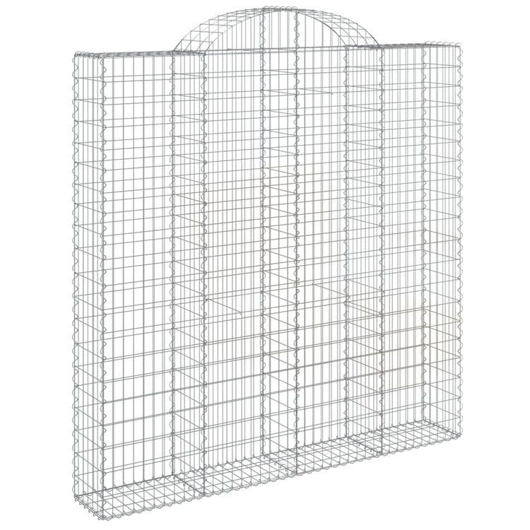 Vidaxl Schans Pankets 2 ST Voûté 200x30x200 220 cm fer
