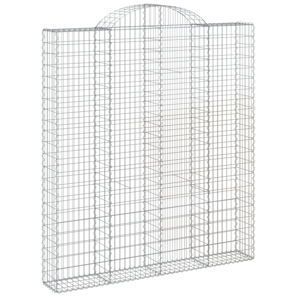 Vidaxl Schans Pankets 2 ST Voûté 200x30x220 240 cm fer