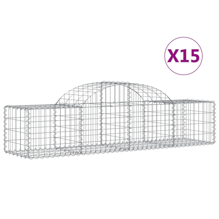 Vidaxl schans paniers 15 ST