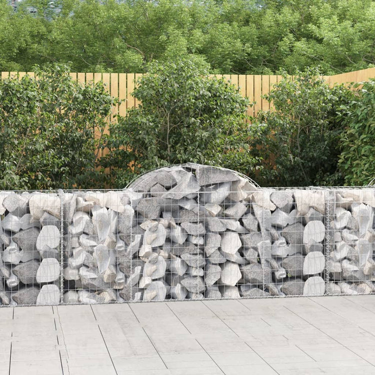 Vidaxl Schans Pankets 13 ST Voûté 200x50x80 100 cm fer