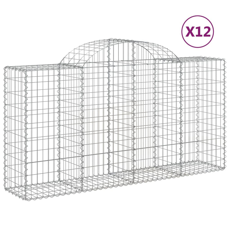 Vidaxl schans paniers 12 ST