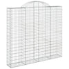 Vidaxl schans paniers 3 ST Vaulté 200x50x180 200 cm fer