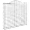 Vidaxl Schans Pankets 8 ST Voûté 200x50x180 200 cm fer