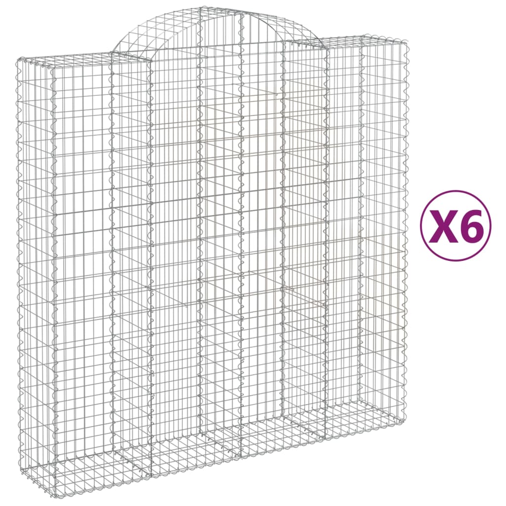 Vidaxl Schans Pankets 6 St Vaulted 200x50x200 220 cm fer