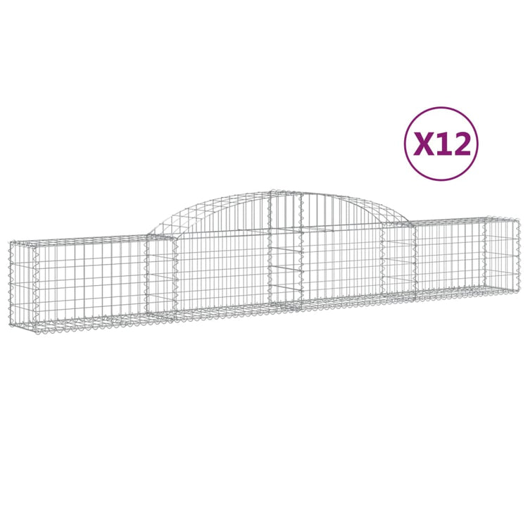 Vidaxl schans paniers 12 ST