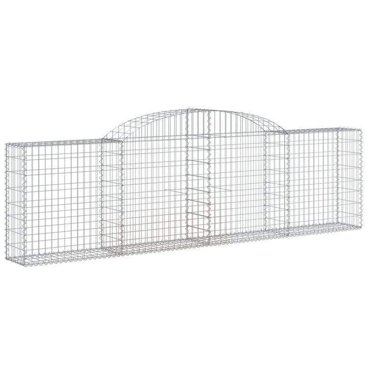 Vidaxl schans paniers 9 sted 300x30x80 100 cm fer galvanisé