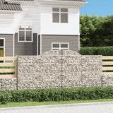 Vidaxl Schans Pankets 2 ST Vaulté 300x30x140 160 cm fer - afbeelding 1