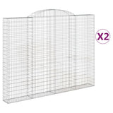 Vidaxl Schans Paniers 2 ST Vaulté 300x30x220 240 cm fer - afbeelding 2