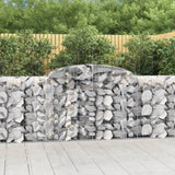 Vidaxl Schans Pankets 2 ST Vaulté 300x50x80 120 cm fer - afbeelding 1