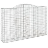 Vidaxl Schans Pankets 2 ST Voûté 300x50x180 200 cm fer - afbeelding 3