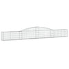 Vidaxl schans paniers 3 ST Vaulté 400x30x40 60 cm fer