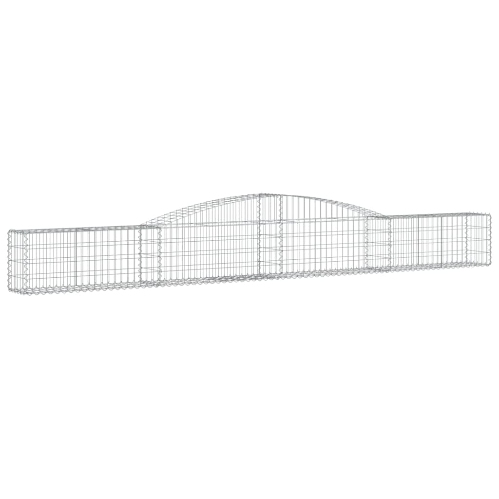 Vidaxl schans paniers 3 ST Vaulté 400x30x40 60 cm fer