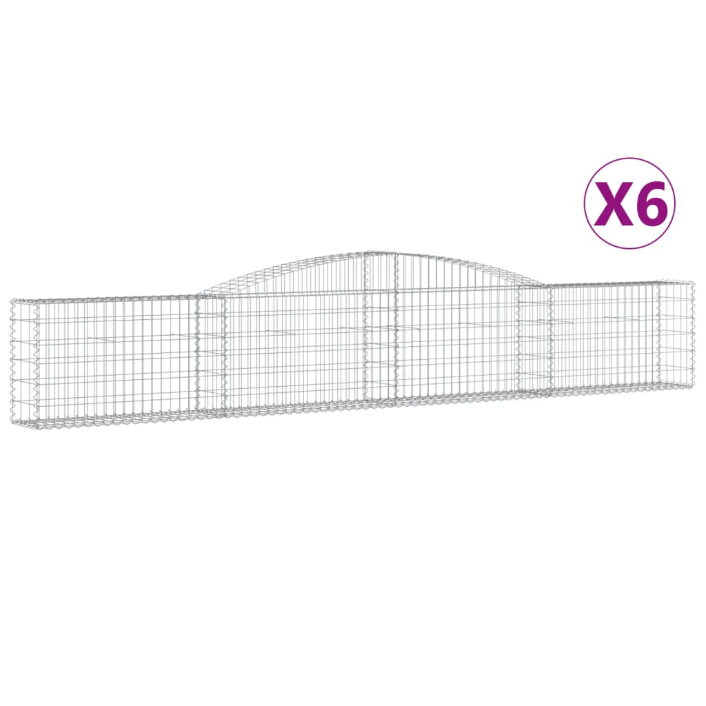 Vidaxl schans paniers 6 ST