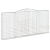 Vidaxl Schans Pankets 4 ST Vaulté 400x30x180 200 cm fer