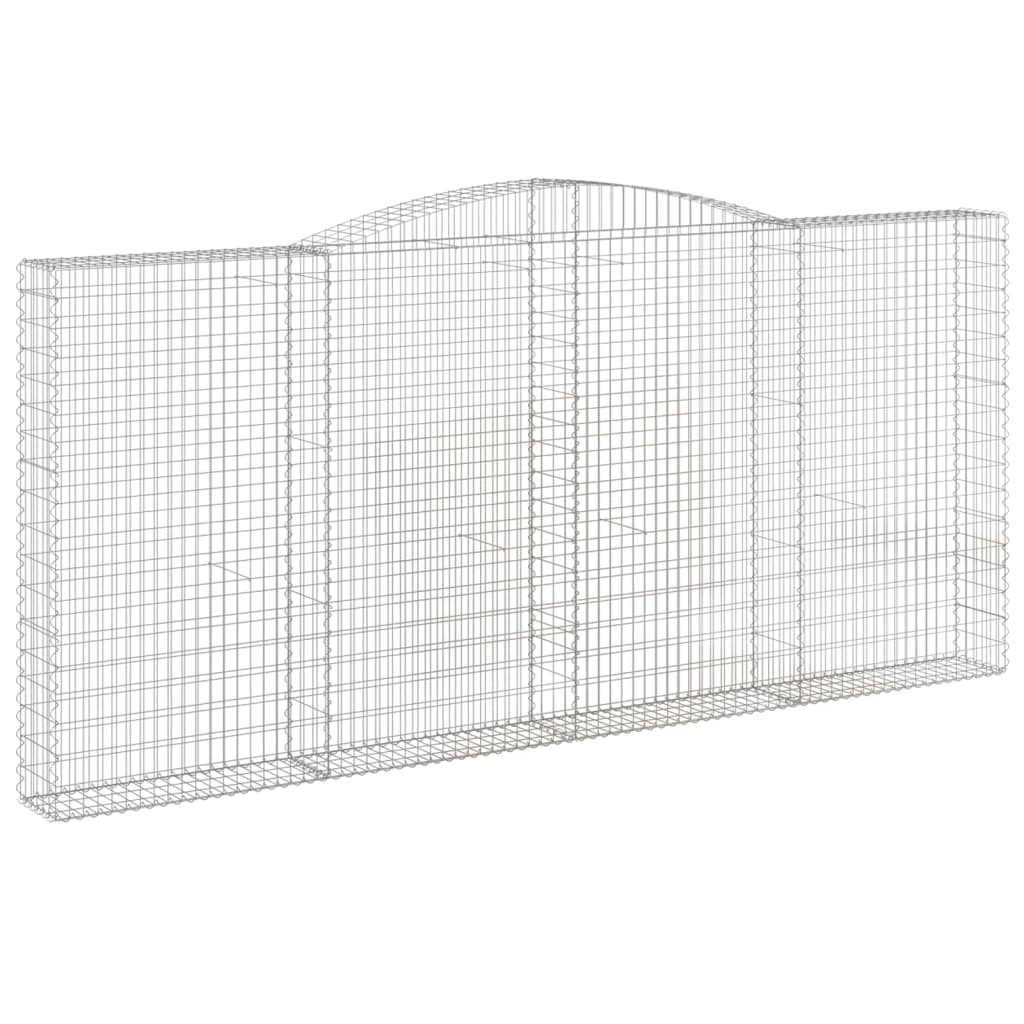 Vidaxl Schans Pankets 4 ST Vaulté 400x30x180 200 cm fer