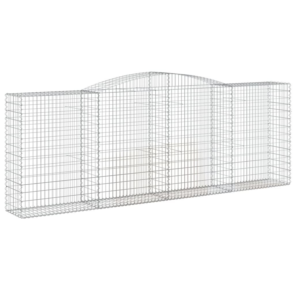 Vidaxl Schans Pankets 2 ST Voûté 400x50x140 160 cm fer
